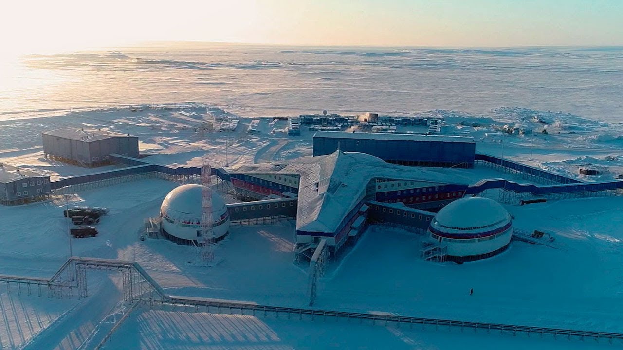 российская база полярная звезда на острове Врангеля