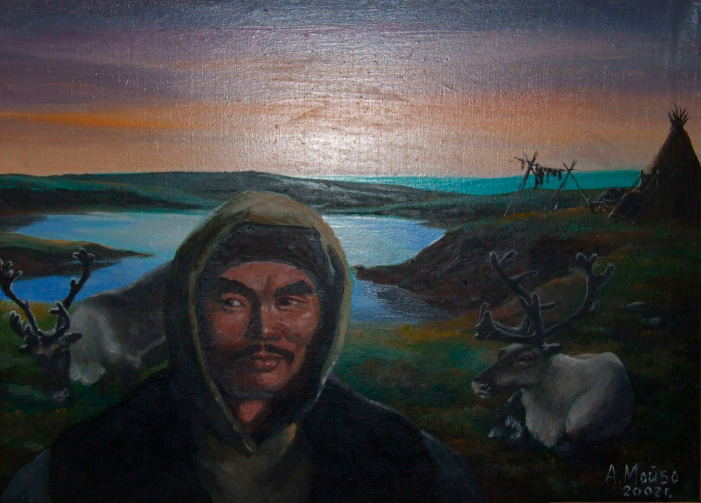 картина художника Александра Мойбо, Таймыр